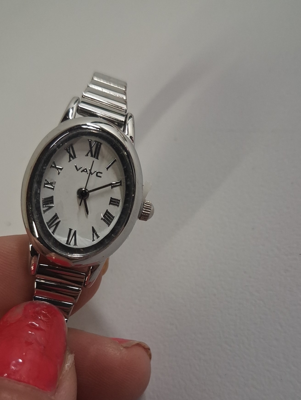 Silver Women's Roman Numeral Watch